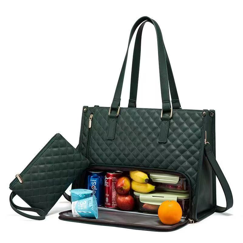 Multifunktionale Damenhandtasche mit Kühlfach
