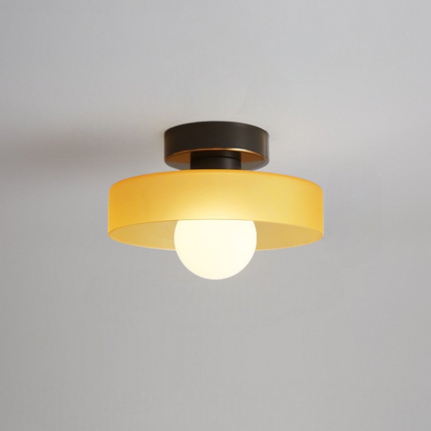 Bauhaus Glas LED Deckenleuchte 1-Licht