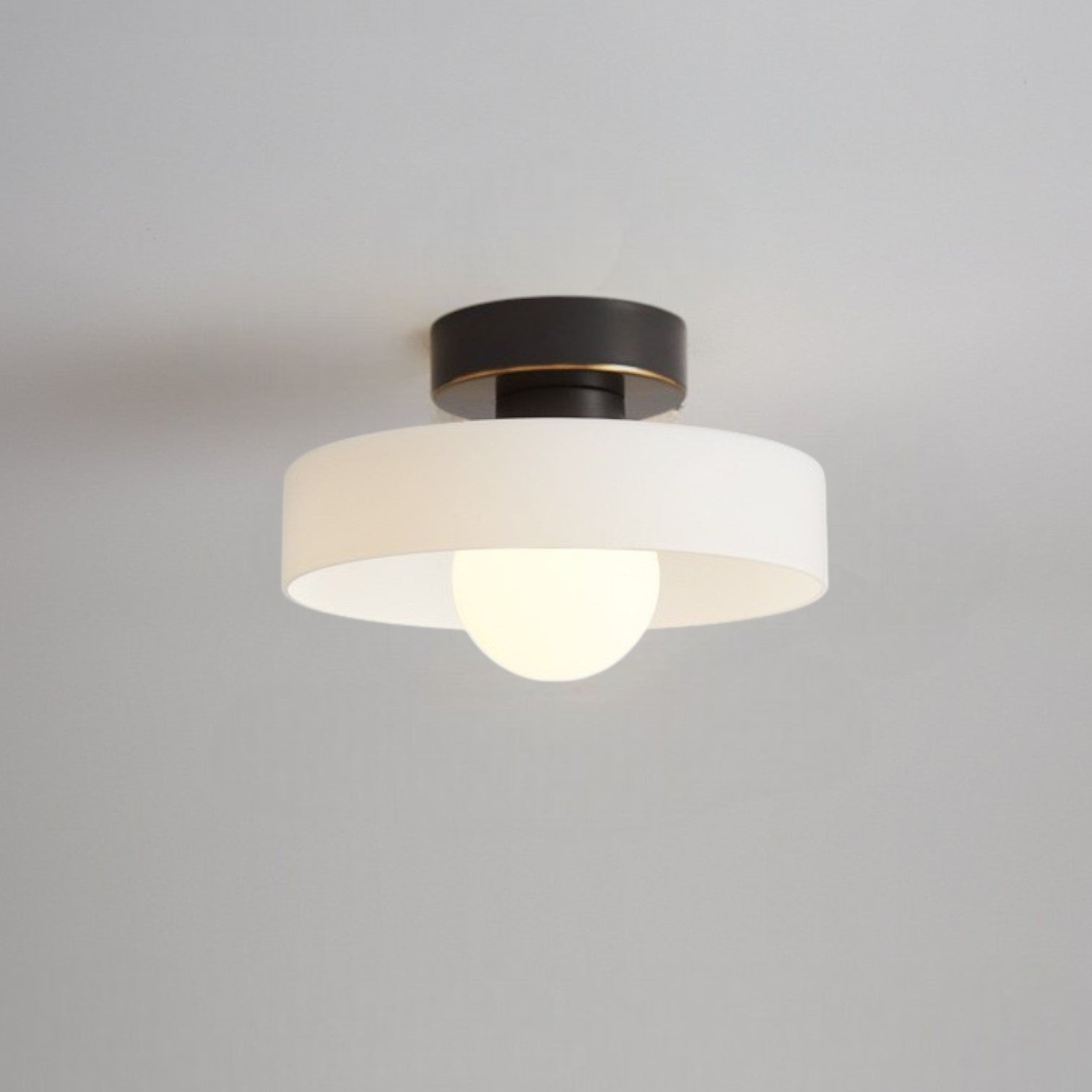 Bauhaus Glas LED Deckenleuchte 1-Licht
