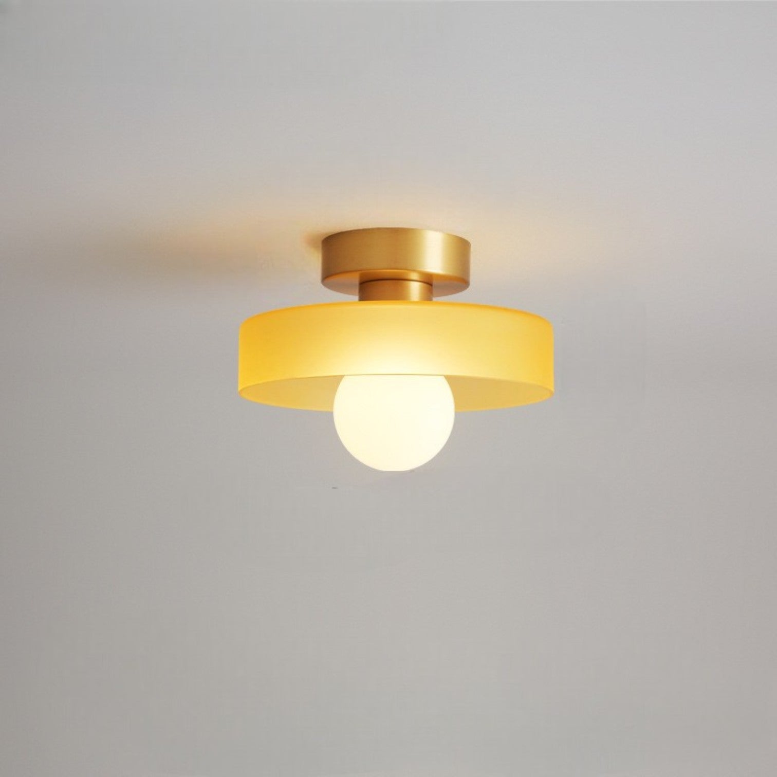 Bauhaus Glas LED Deckenleuchte 1-Licht
