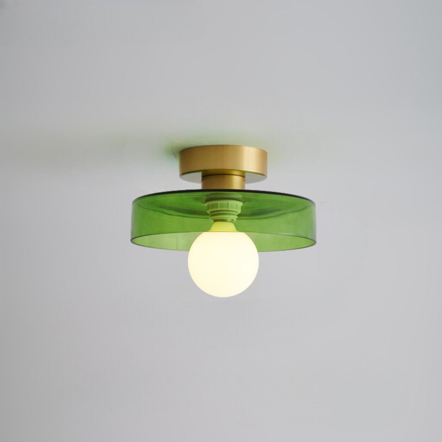 Bauhaus Glas LED Deckenleuchte 1-Licht