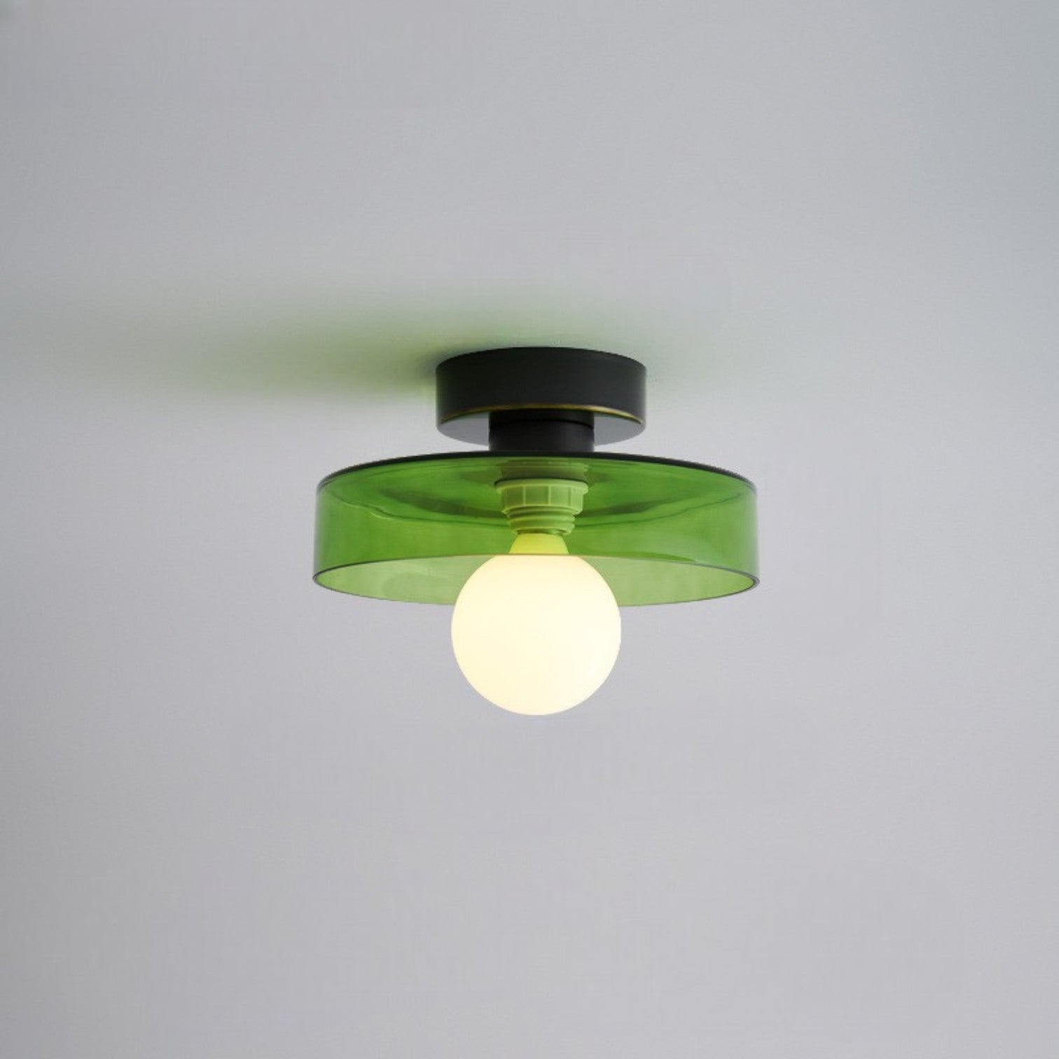 Bauhaus Glas LED Deckenleuchte 1-Licht