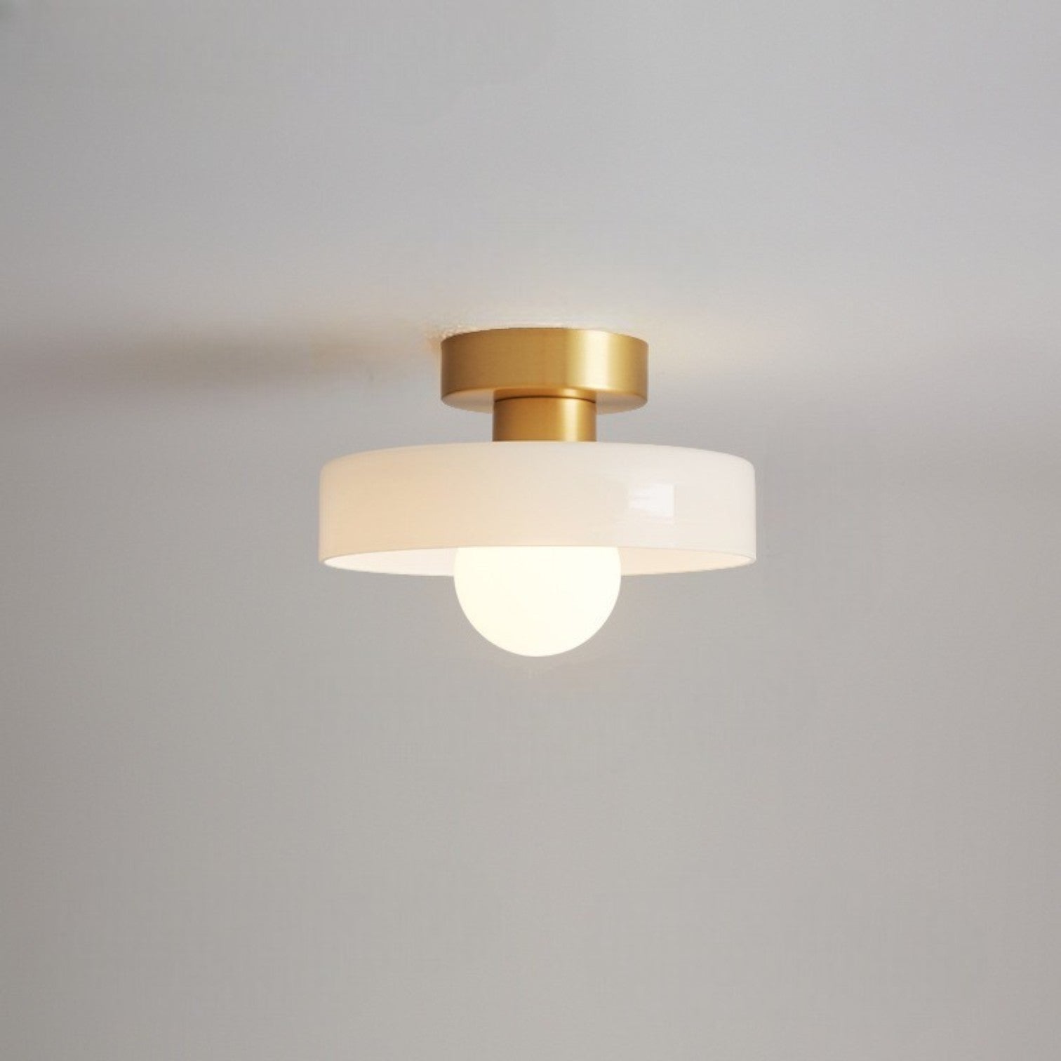 Bauhaus Glas LED Deckenleuchte 1-Licht