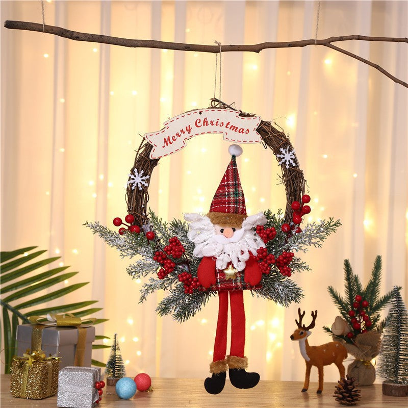 Jute-Weihnachtskranz – Rustikale Weihnachtsdekoration für Tür und Wand