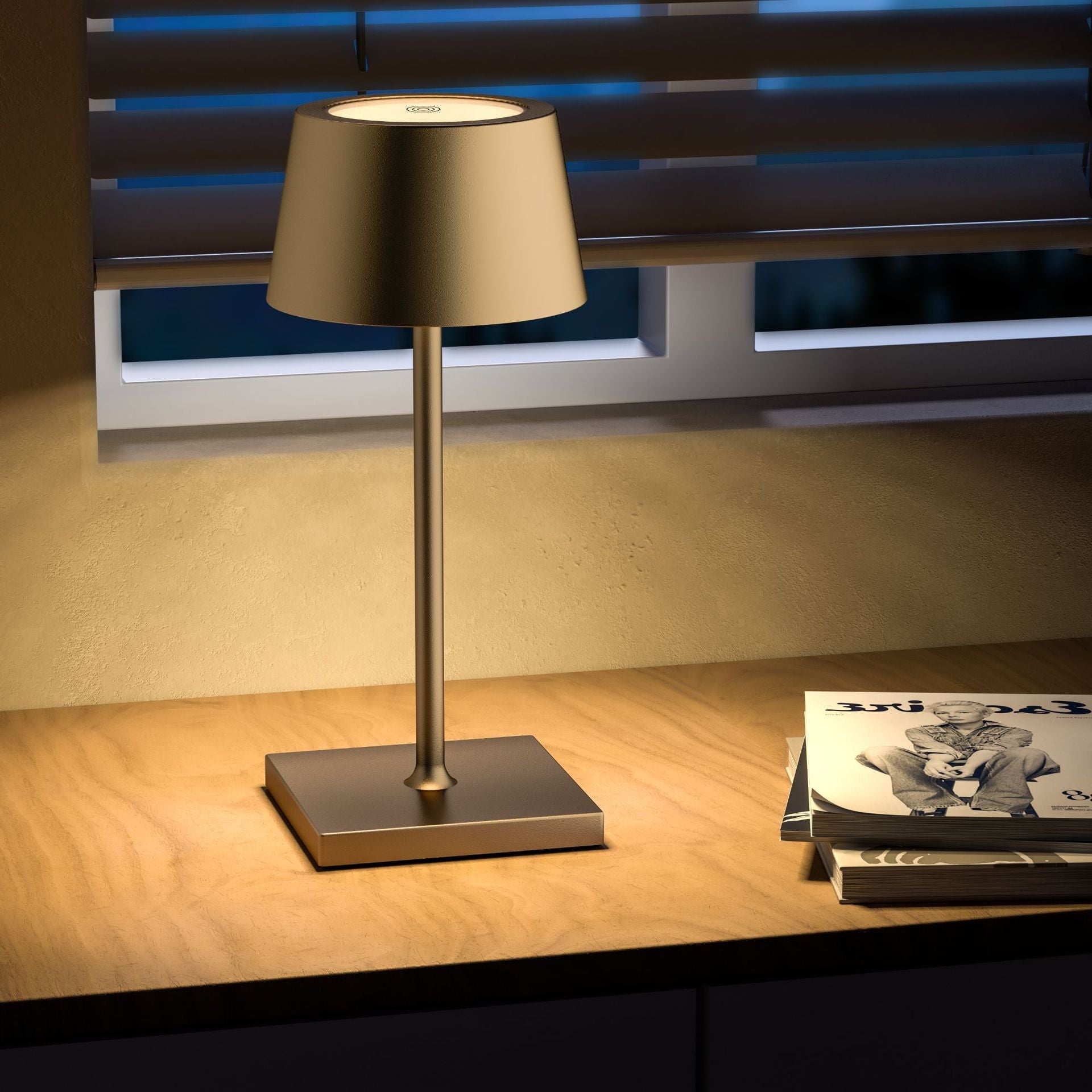 Kabellampe mit USB-Akku im modernen Design