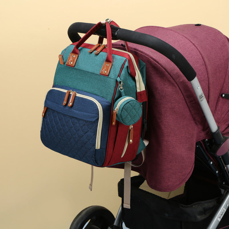 2in1 Baby Rucksack mit Wickelauflage