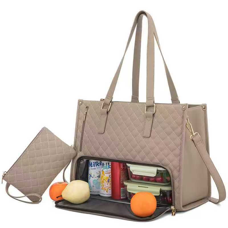 Multifunktionale Damenhandtasche mit Kühlfach