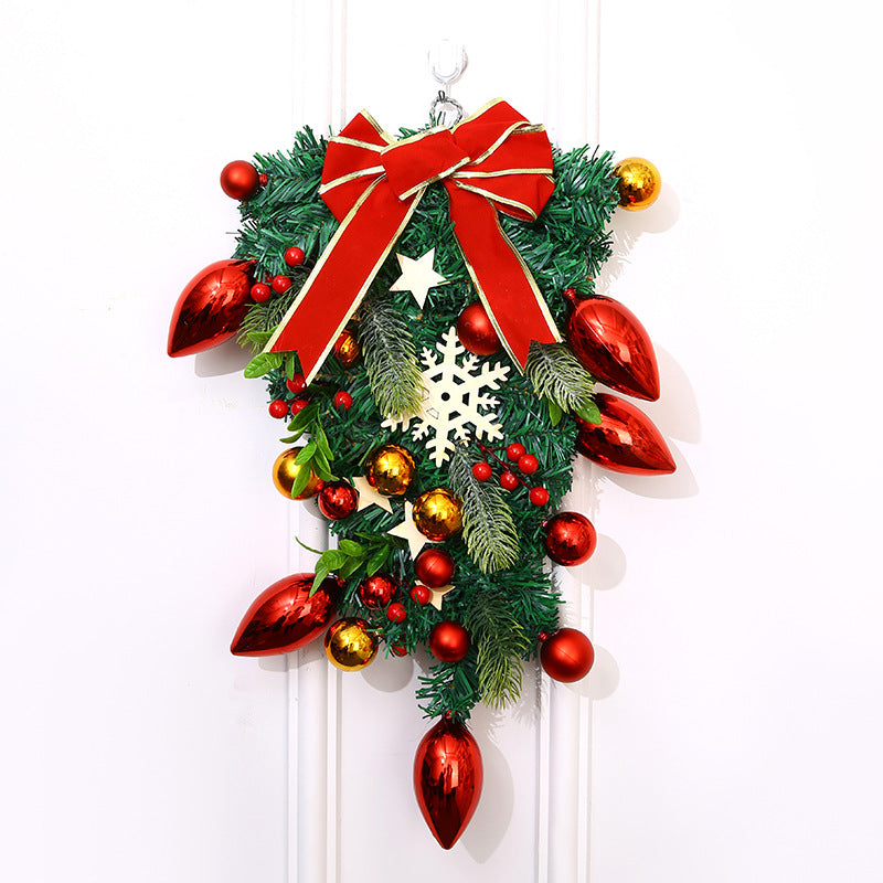 Festlicher Weihnachtskranz – Dekorative Weihnachtsdekoration für Tür und Wand