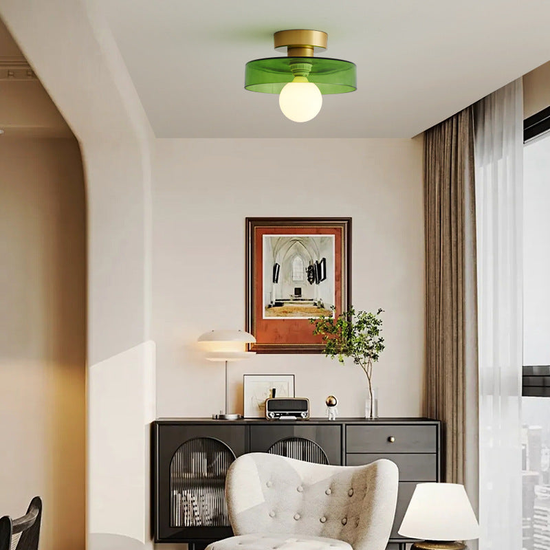 Bauhaus Glas LED Deckenleuchte 1-Licht