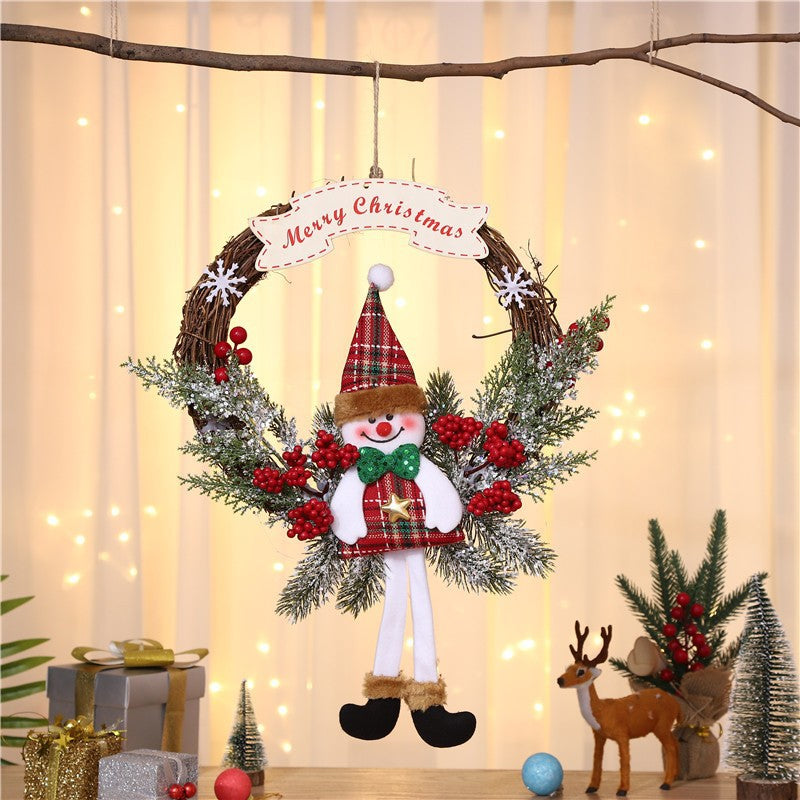 Jute-Weihnachtskranz – Rustikale Weihnachtsdekoration für Tür und Wand