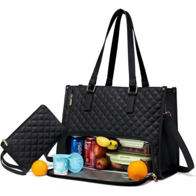 Multifunktionale Damenhandtasche mit Kühlfach