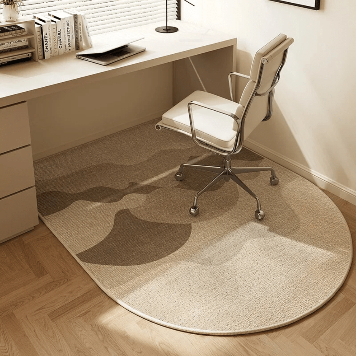 VloerShield Stuhlmatte – Transparente Schutzmatte für Bürostühle