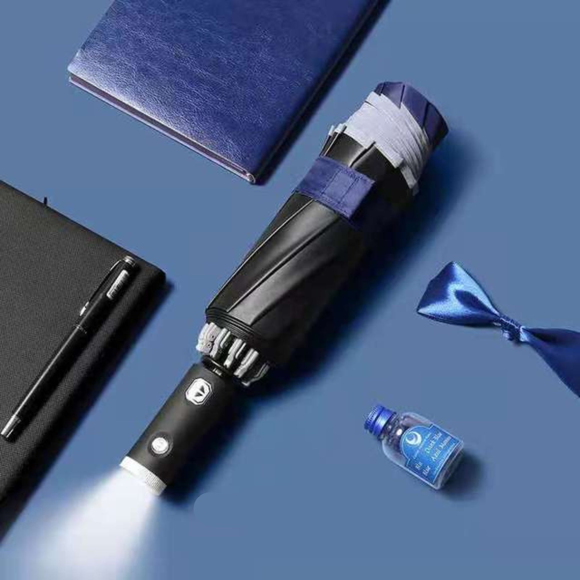 Éclat | Automatischer winddichter Regenschirm | Reflektierender Rand | Elegantes Design