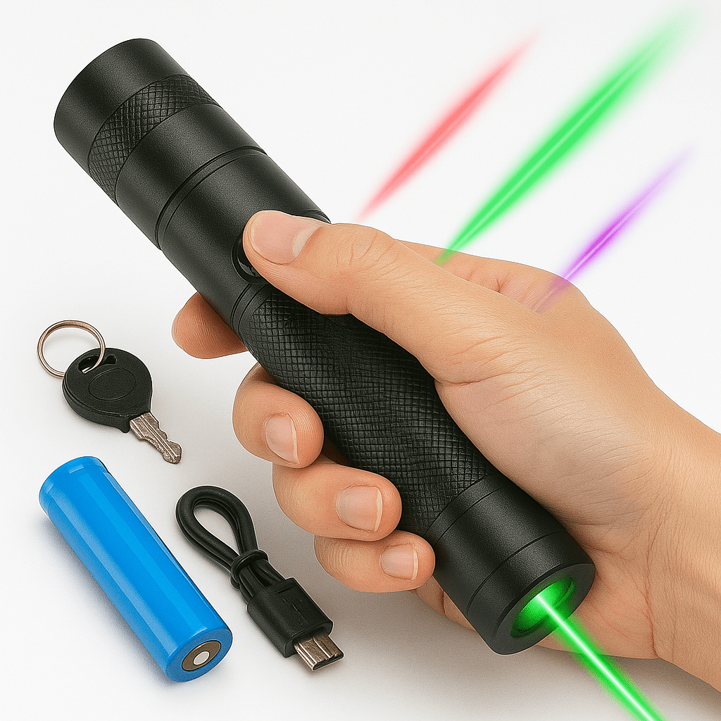 USB HelderFocus Taschenlampe – Wiederaufladbare Aluminium Außenlampe