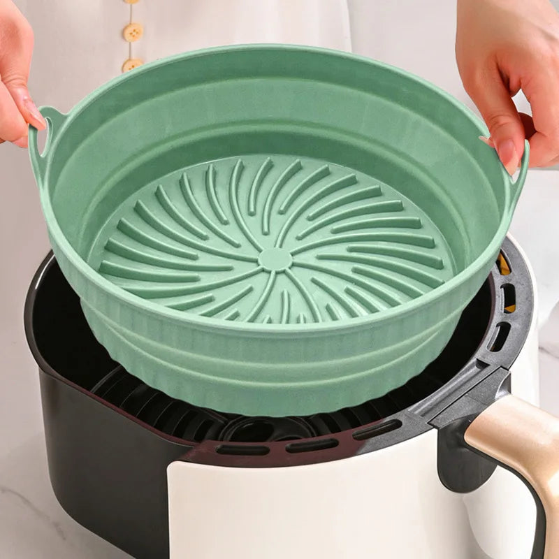 Silicon Grillpfanne | Hält die Airfryer und den Ofen für immer sauber