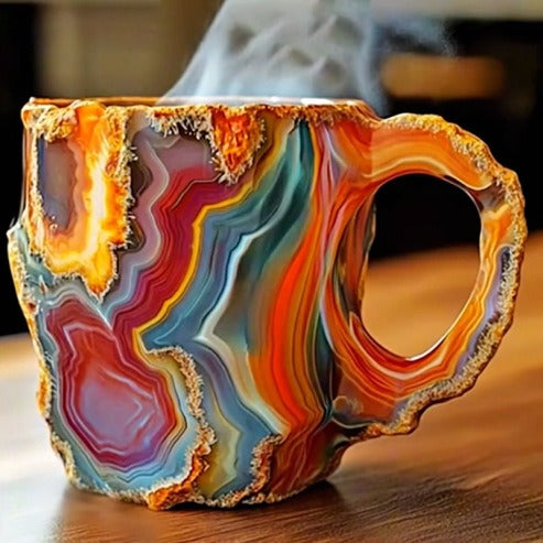 CrystalBrew Kaffeetassen | Elegante mineralische Kristalltassen für ein einzigartiges Kaffee-Erlebnis