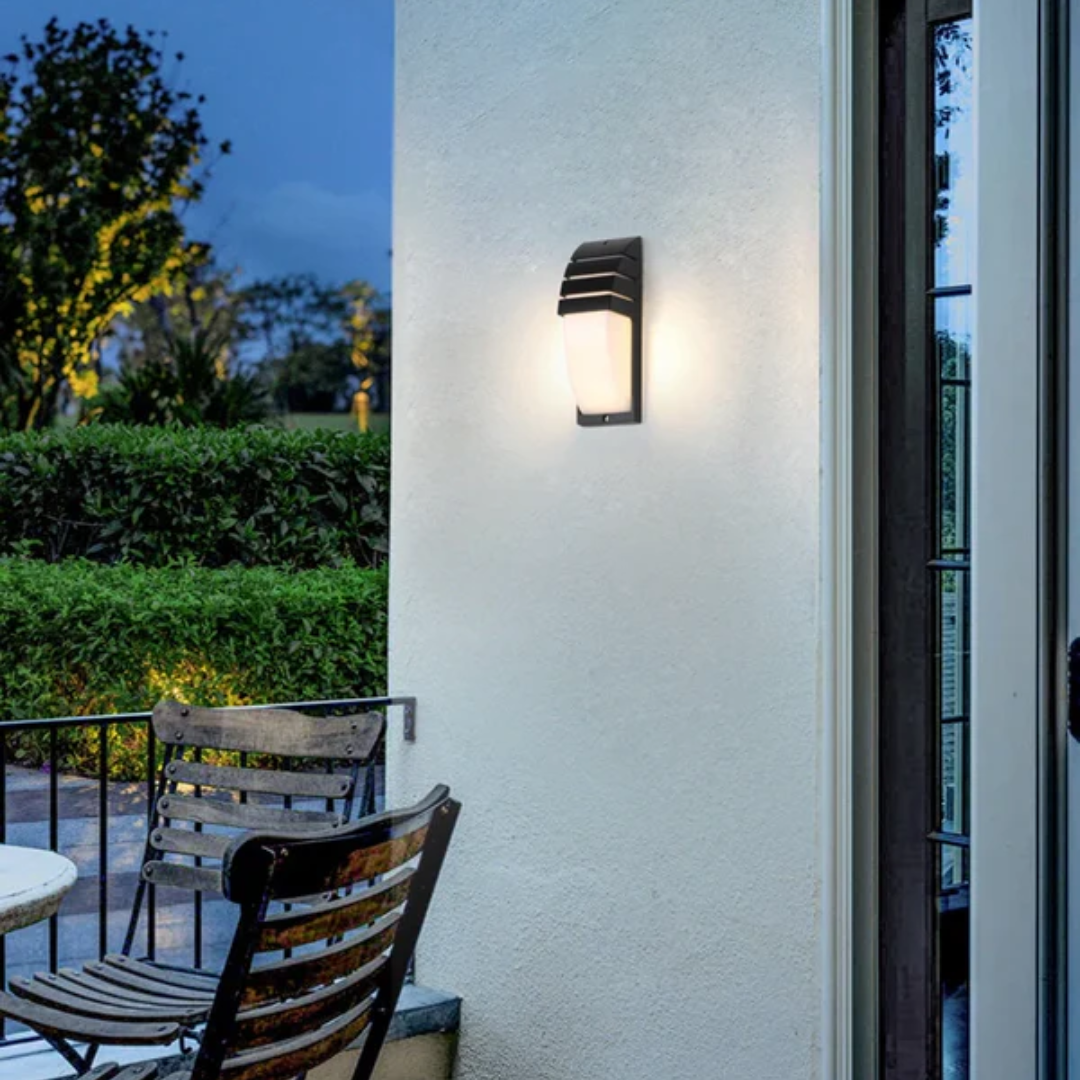 Außenwandleuchte mit Bewegungsmelder – Wasserdichte LED-Außenwandleuchte für Garten und Terrasse