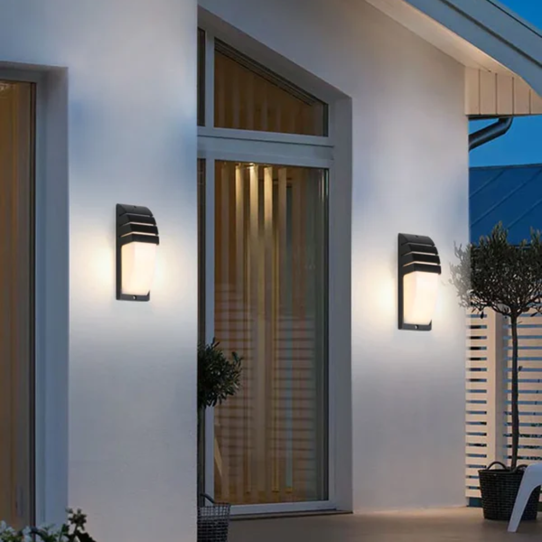Außenwandleuchte mit Bewegungsmelder – Wasserdichte LED-Außenwandleuchte für Garten und Terrasse
