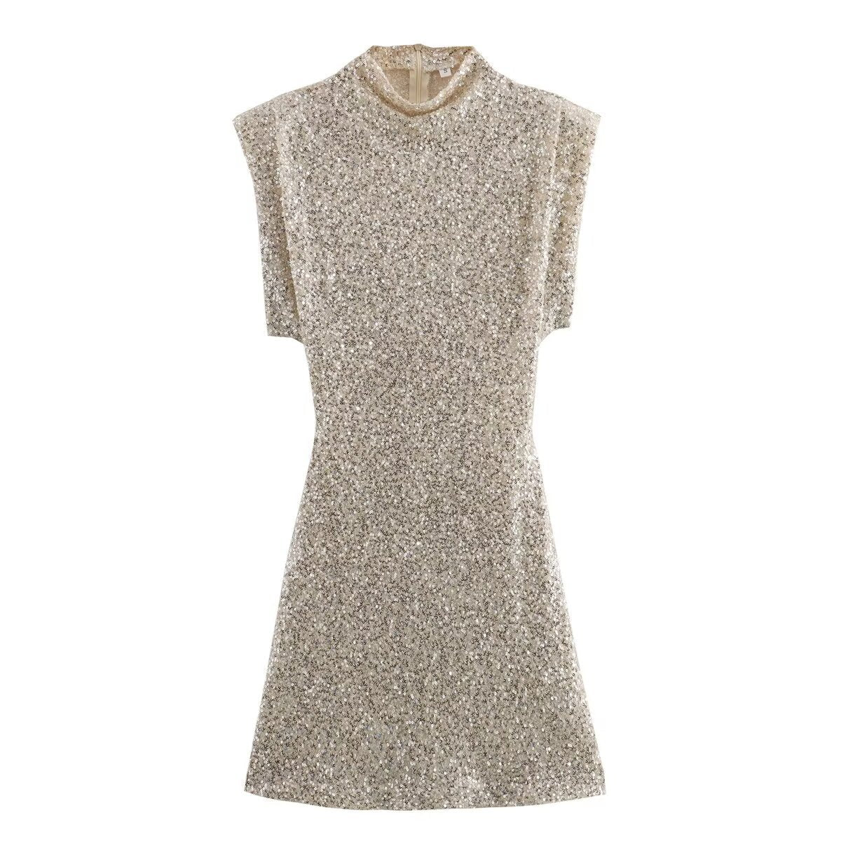 Glitzerndes Kleid für Damen | Mini