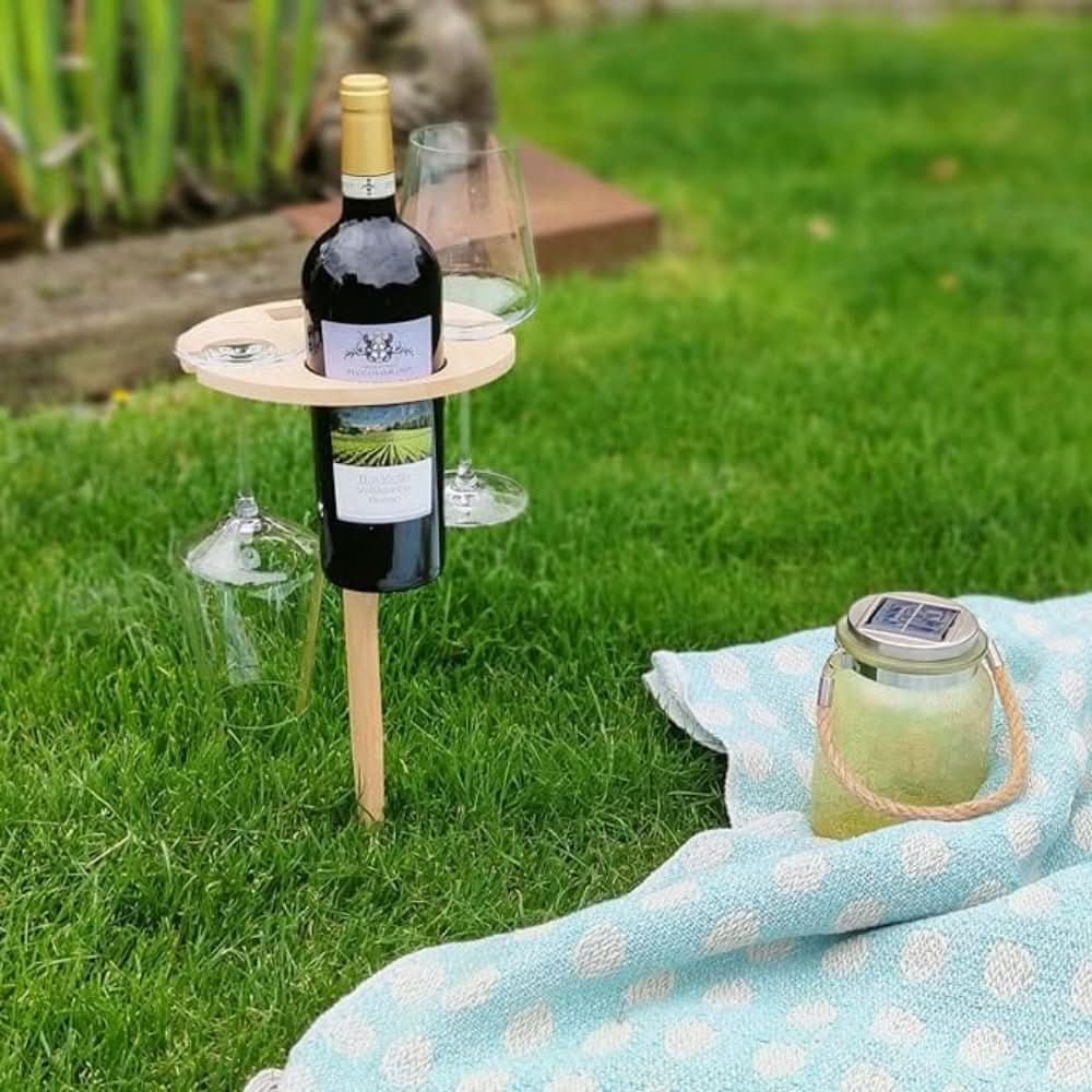Wählerisch Wein Tisch – Tragbarer Weintisch Für Picknick & Freiluft-Genuss