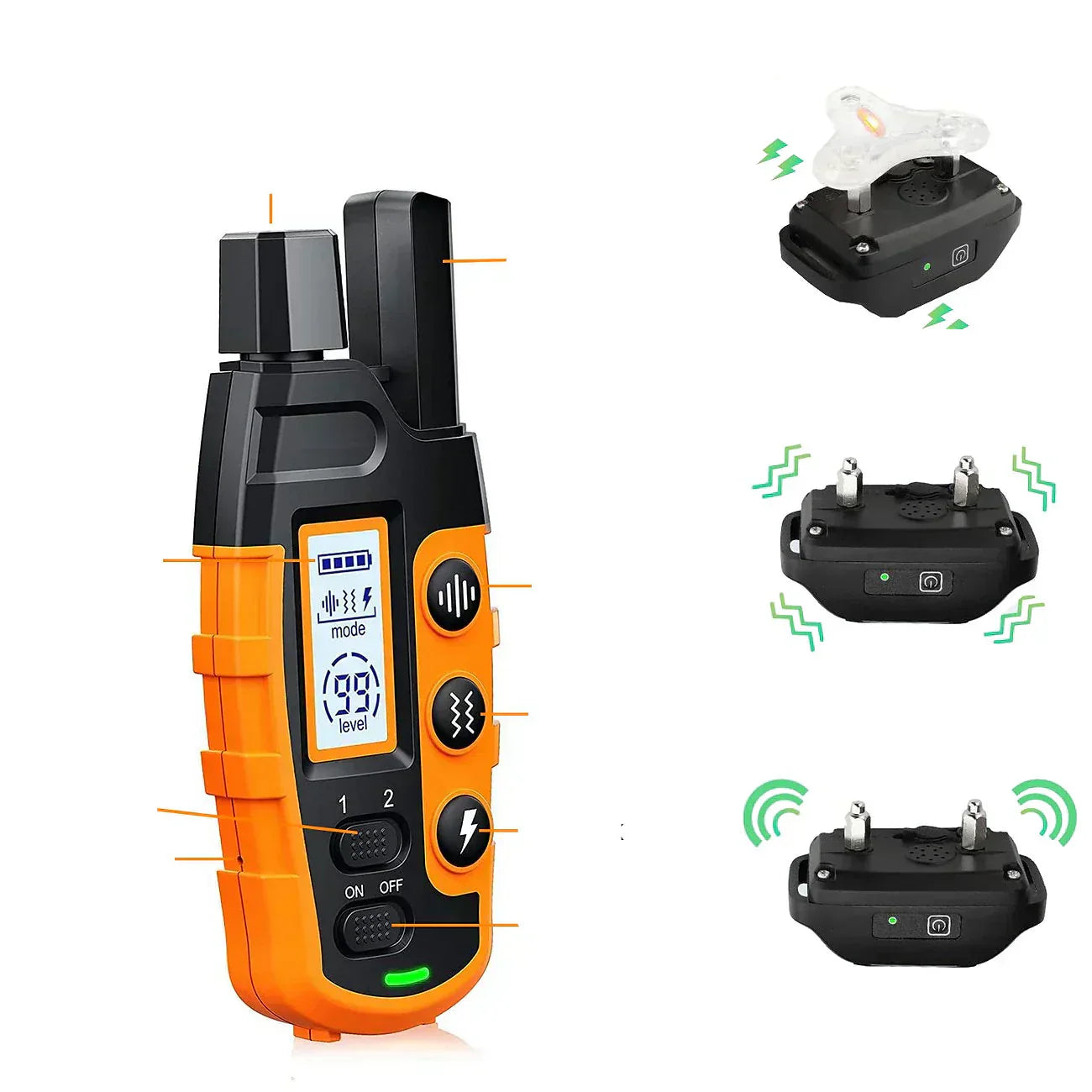 NovaPace Hundetraining Halsband mit 1000m Reichweite, wasserdicht