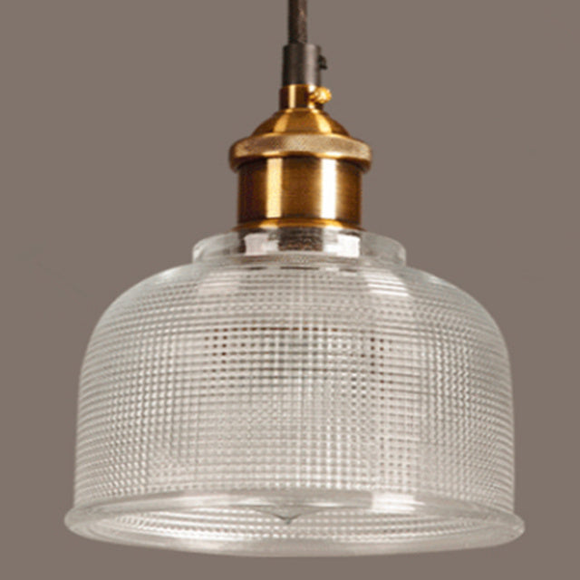 Frendorf | Retro Glas Pendelleuchte | Europäisches Vintage Design