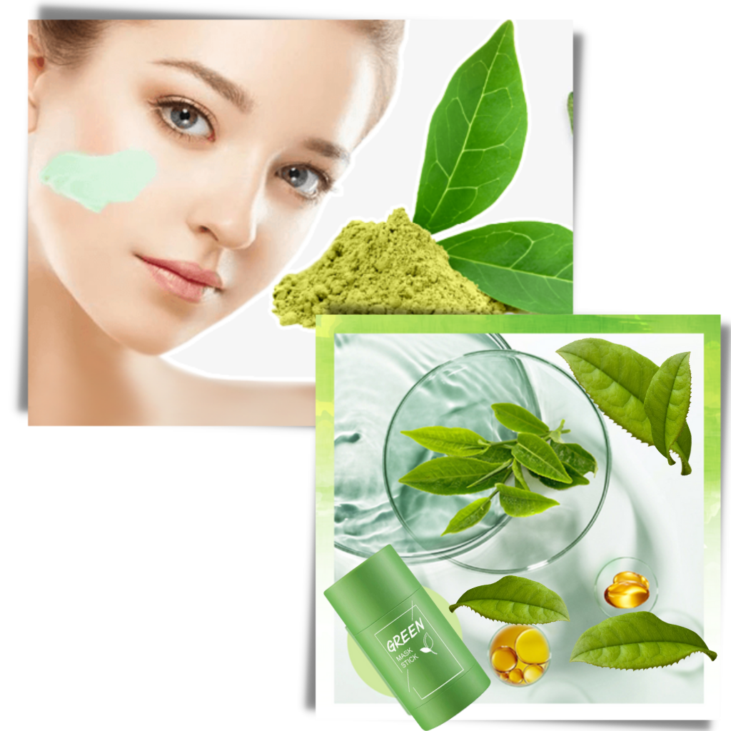 Poreless tiefenreinigende Entfernen von Mitessern Grüntee-Maske - 2+1 GRATIS