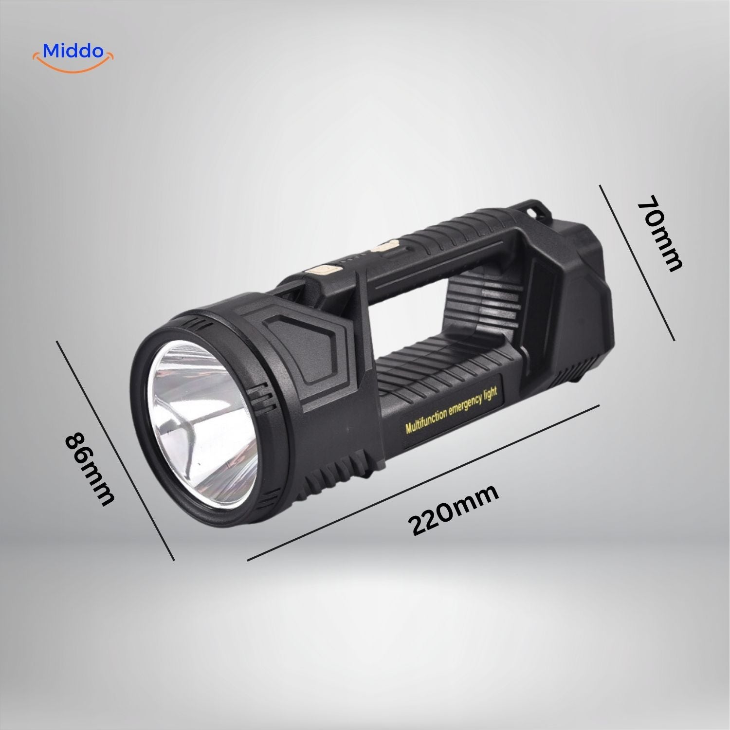 LumenMax Ultra-Lampe | Extrem hell • 6000mAh • 500m Reichweite