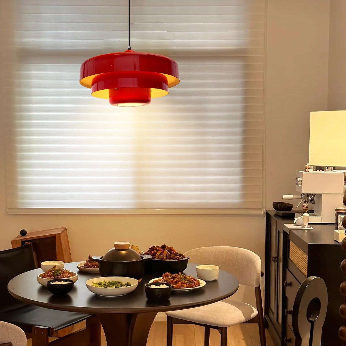 Skandinavische Glas-Hängelampe für moderne Wohnkultur
