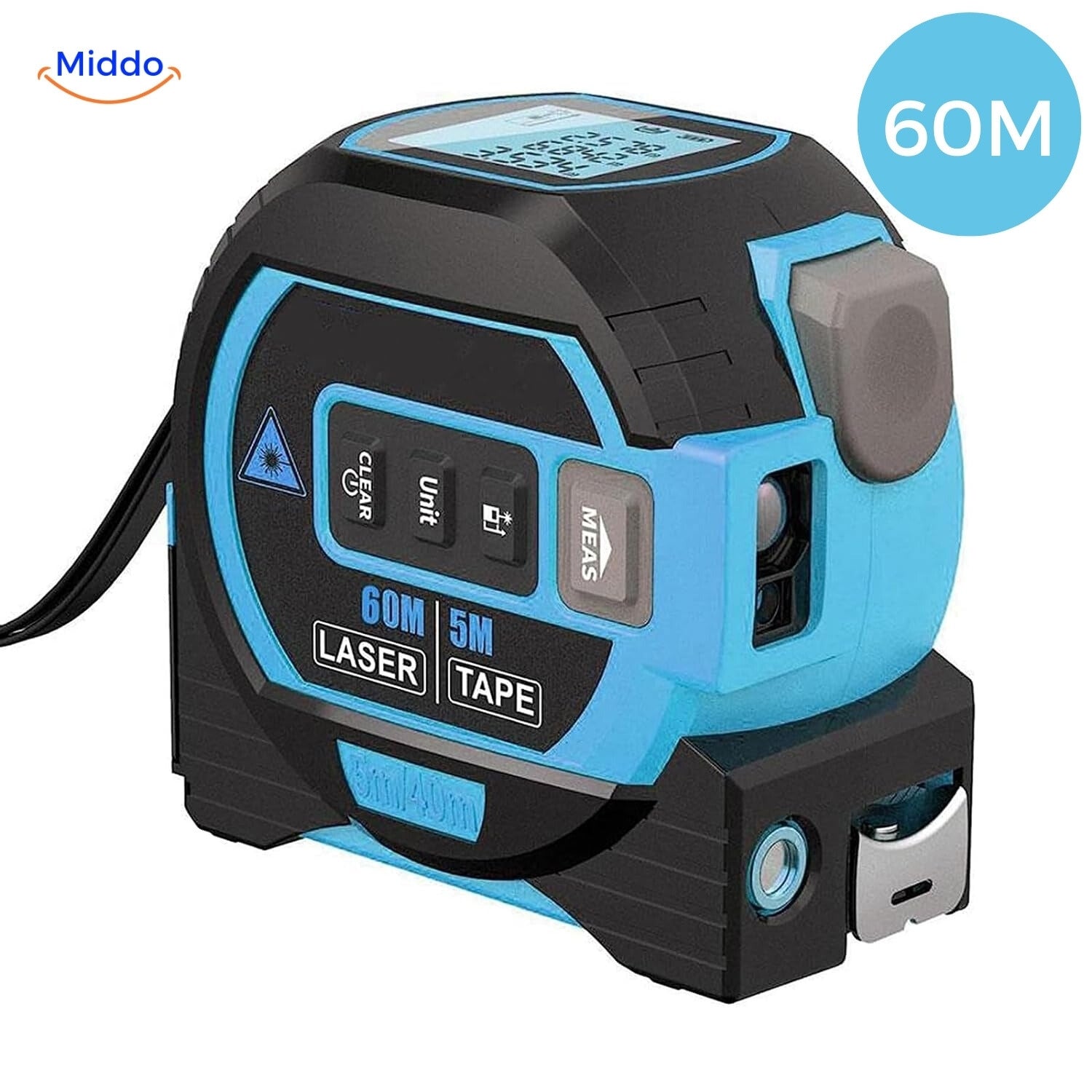 LaserPro Maßband 3-in-1 | Präzises digitales Lasermaßband mit 40 oder 60m Reichweite