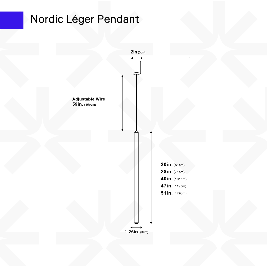 Nordic Léger Pendelleuchte