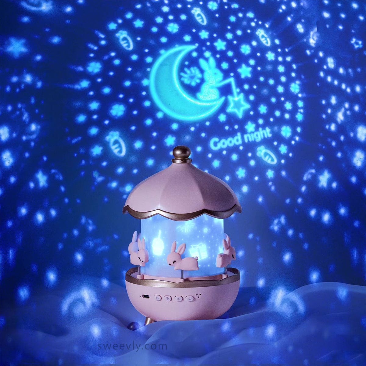 StarryTunes Musikdose Projektorlampe | Eine magische Mischung aus Licht und Melodie