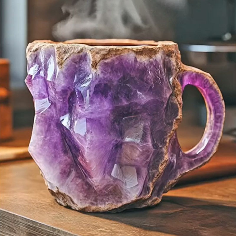 CrystalBrew Kaffeetassen | Elegante mineralische Kristalltassen für ein einzigartiges Kaffee-Erlebnis