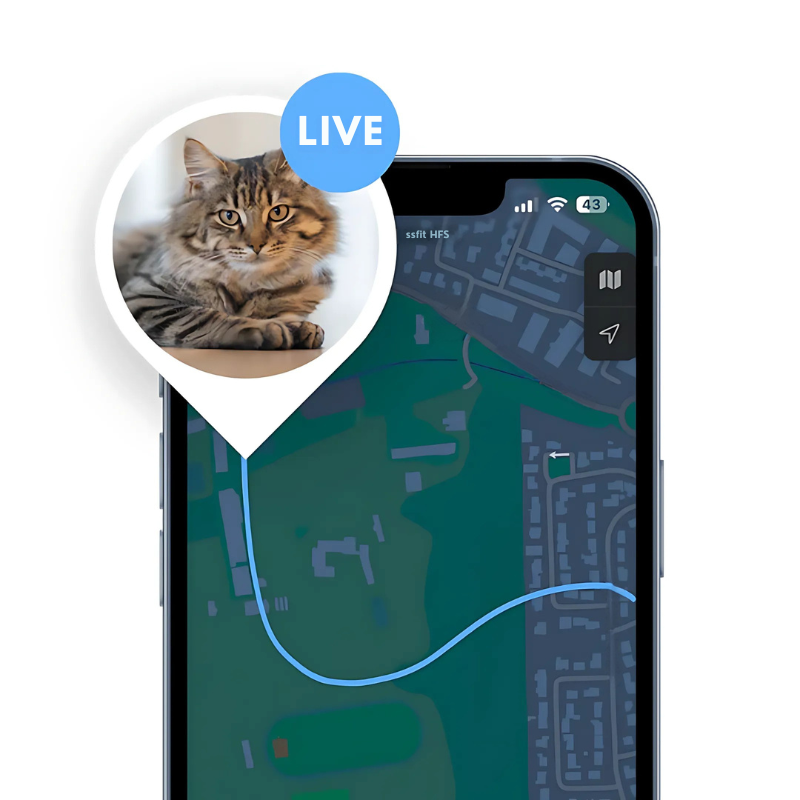 PawTrack Pro GPS Haustier Tracker | Intelligente Verfolgung für die Sicherheit Ihres pelzigen Freundes