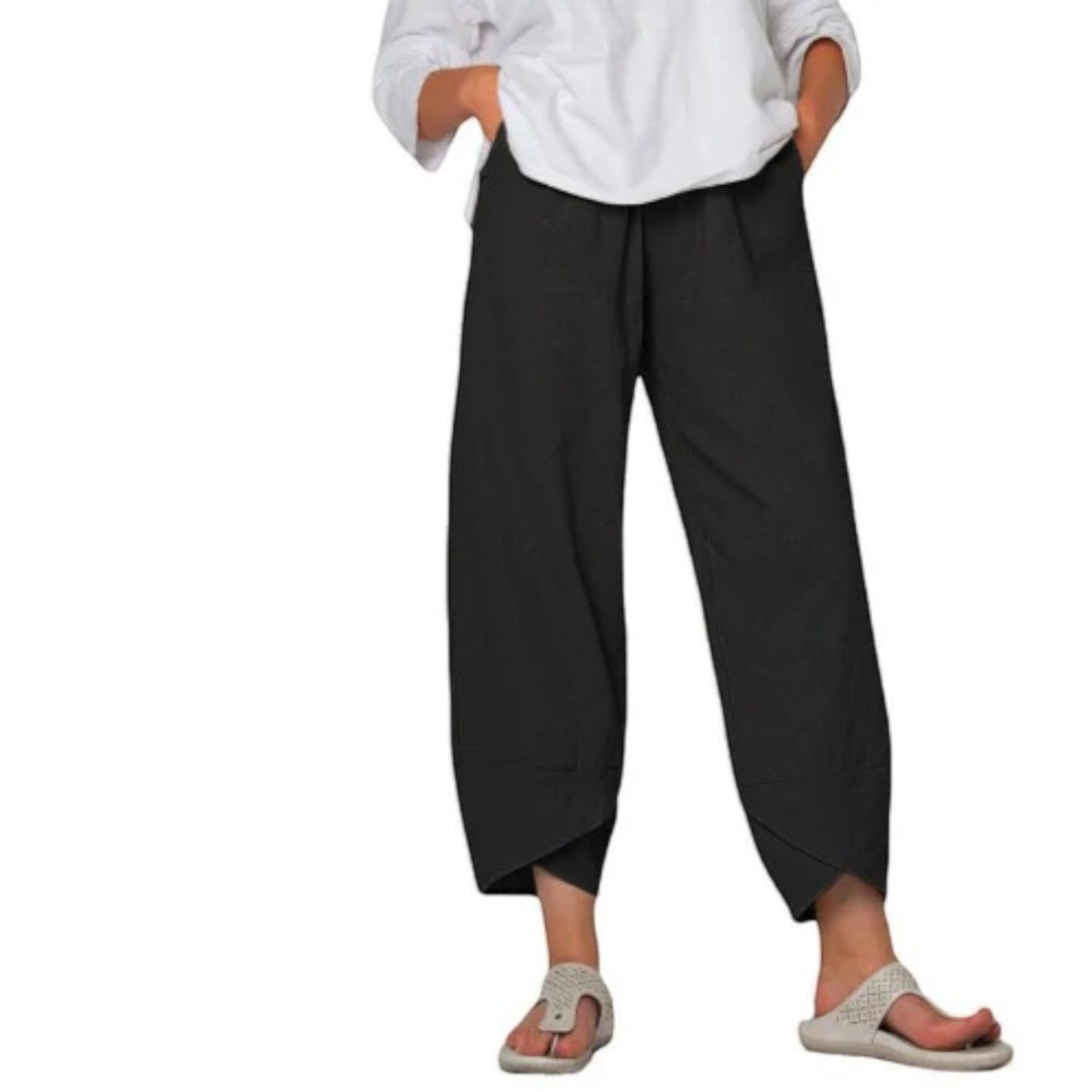 Damenhose mit weitem Bein | Sommer