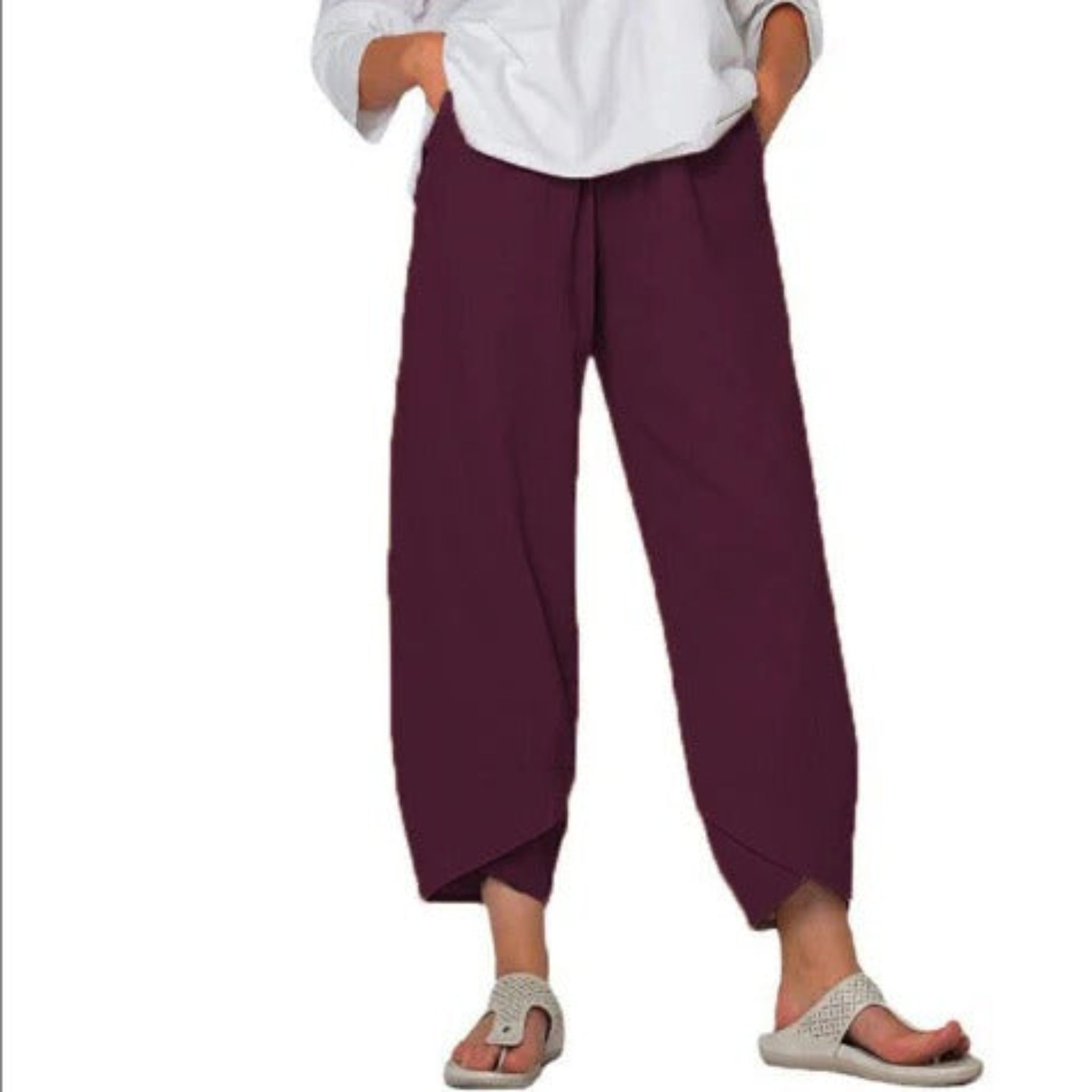 Damenhose mit weitem Bein | Sommer