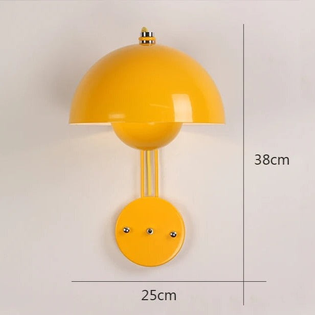 MushroomGlow - Stilvolle Wandleuchte für zauberhafte Einrichtung