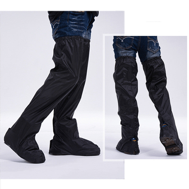 RainGuard Hose mit Schuhüberzügen – Wasserabweisend und Verstellbare Passform