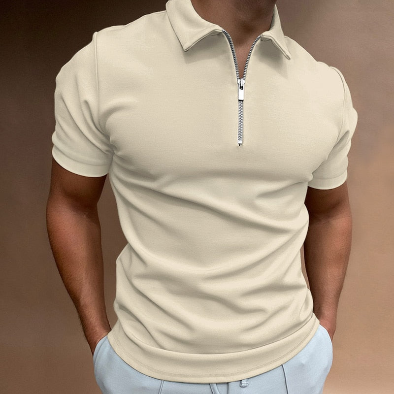 HugoStyle Herrenpolo mit Reißverschluss | Elegantes Design für einen modernen Look