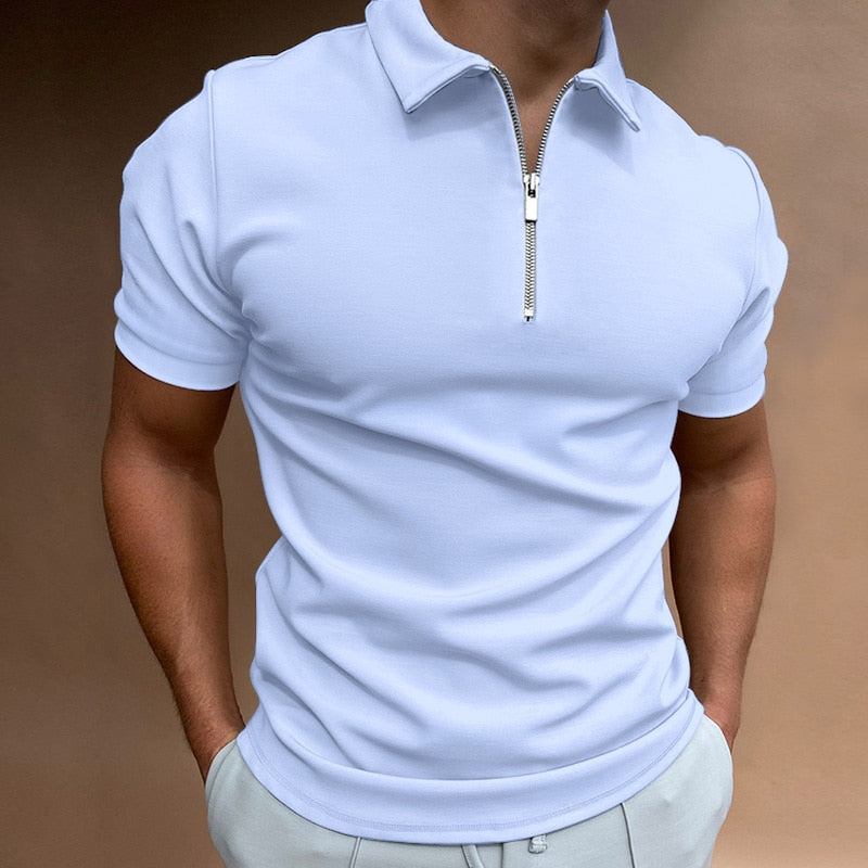 HugoStyle Herrenpolo mit Reißverschluss | Elegantes Design für einen modernen Look