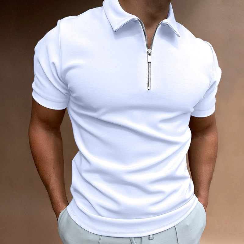 HugoStyle Herrenpolo mit Reißverschluss | Elegantes Design für einen modernen Look