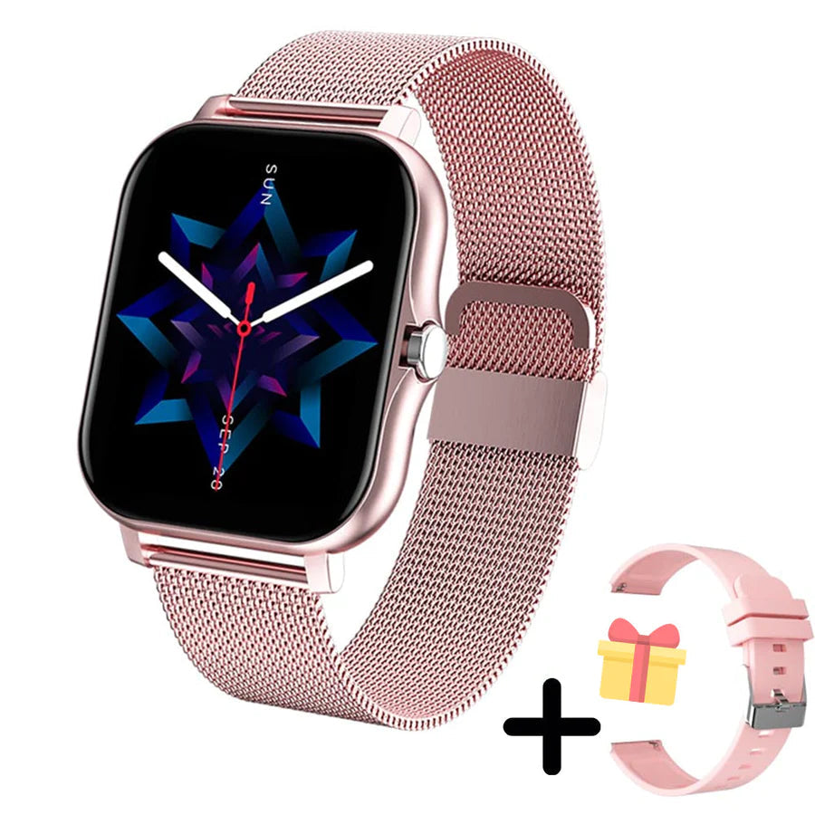 Goldene Uhr - Multifunktionale Digitale Smartwatch