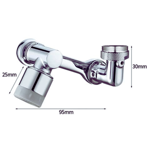 AquaTwist Wasserhahn-Aufsatz | 1080° drehbar für müheloses Waschen und 1+1 GRATIS!
