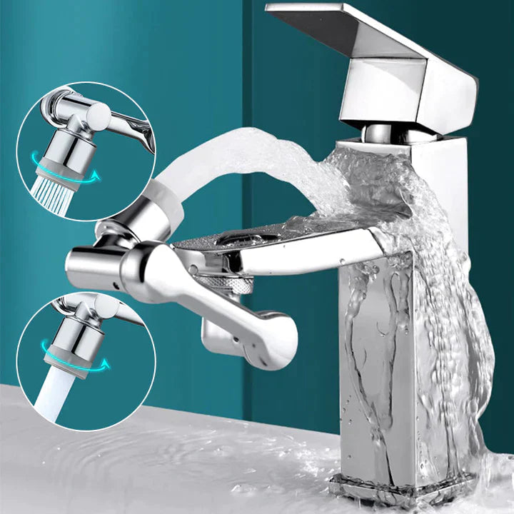 AquaTwist Wasserhahn-Aufsatz | 1080° drehbar für müheloses Waschen und 1+1 GRATIS!