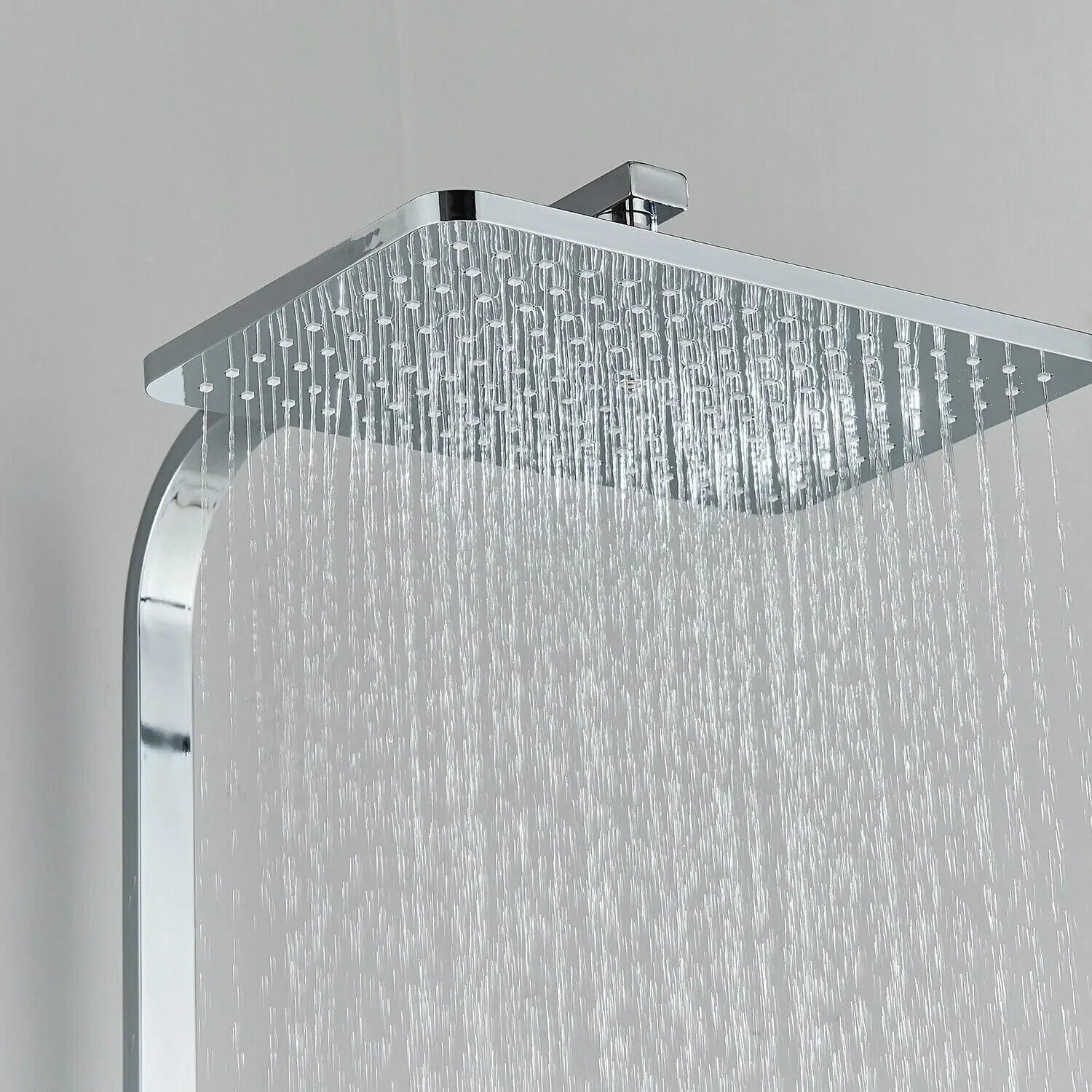 RainFlow Luxe Regendusche Set – verstellbare Messing-Duscharmatur mit 4 Funktionen