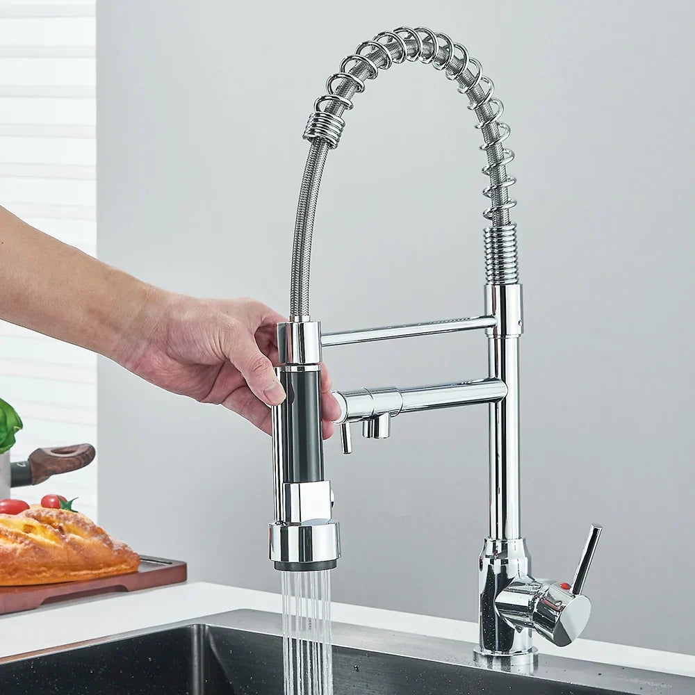 Springflow – Küchenarmatur mit Doppel-Auslass