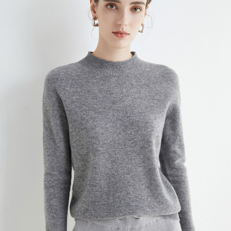 Cashmere-Seidenpullover | Premium leichter Pullover für Damen, geeignet für alle Jahreszeiten