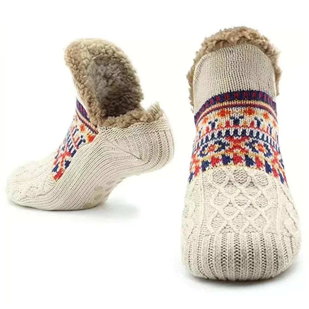 Nordhütte Thermo Socken Winter Antislip Damen Herren Extra Warm Weiche Kuschelsocken