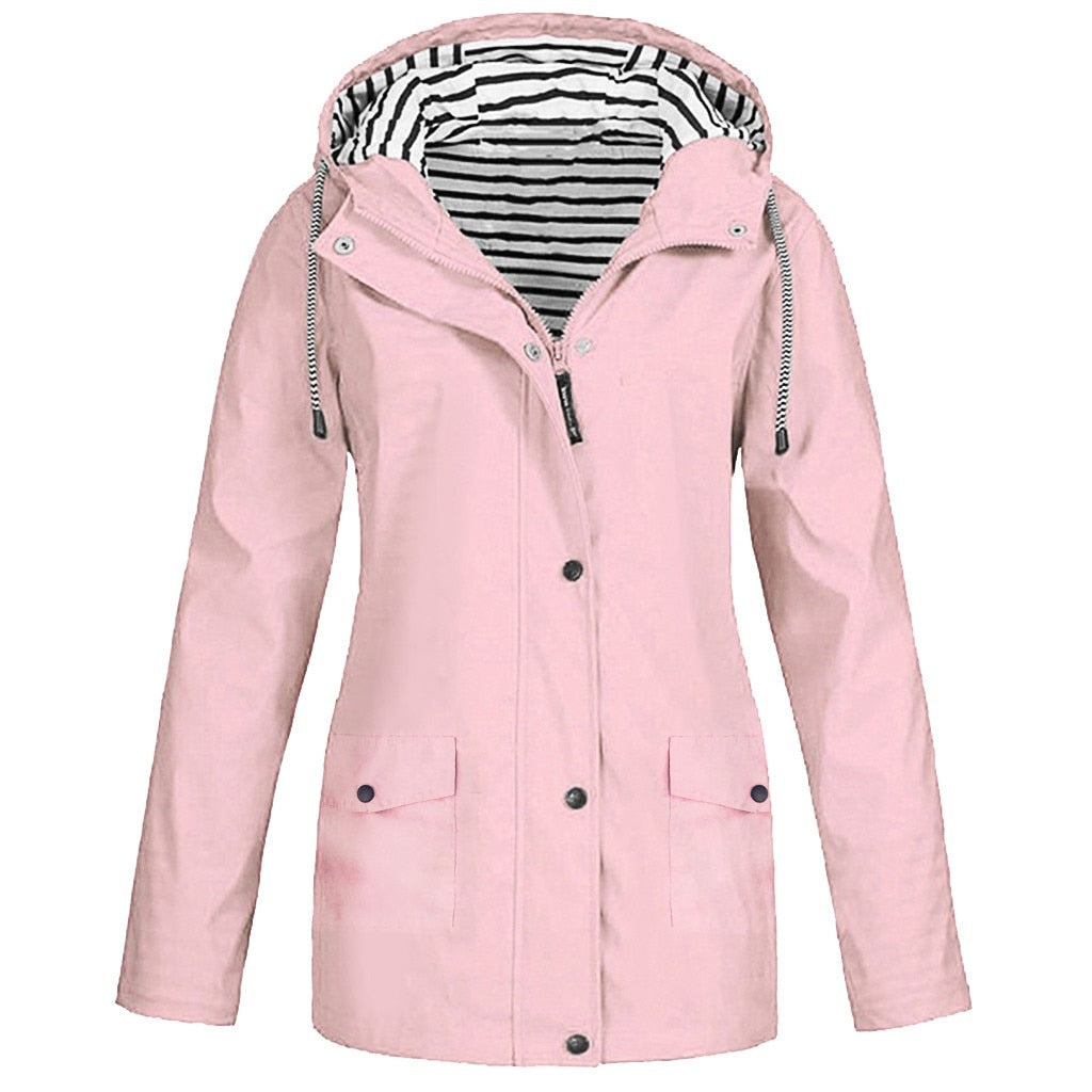 Wasserdichte Damenregenjacke – Stilvolle Herbstjacke 2026