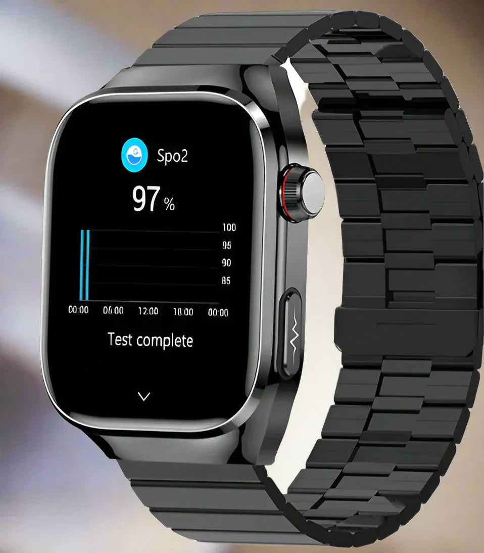 Maxwell Health Smartwatch – Blutzucker, Harnsäure, EKG+PPG und Bluetooth-Anruf